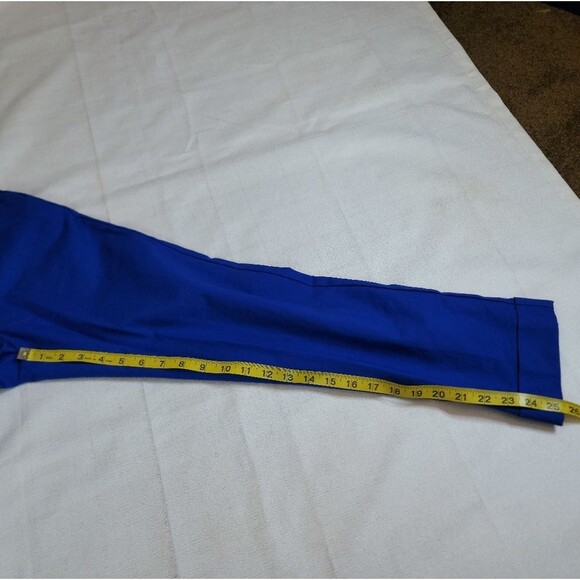 Boden Blue Kensington Turn Up Ankle Cuffed Trouser Pants Size 4 - Picture 9 of 10